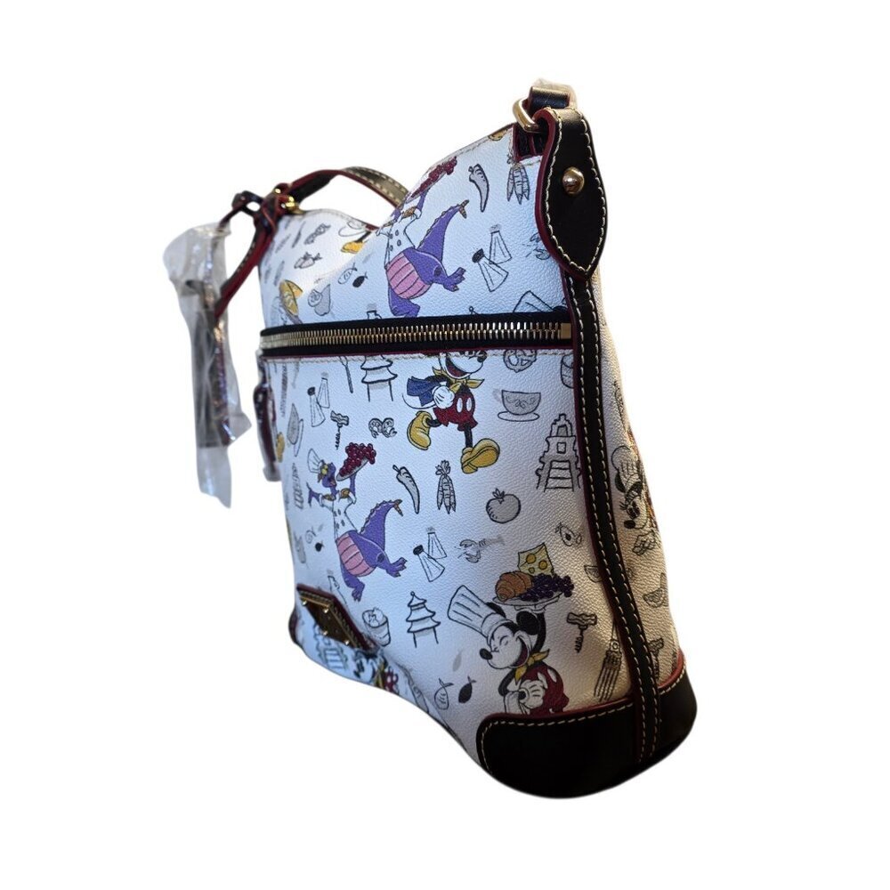 Disney Dooney & Bourke 2018 Epcot Food & Wine Crossbody Bag NWT Mickey Figment - Picture 15 of 16